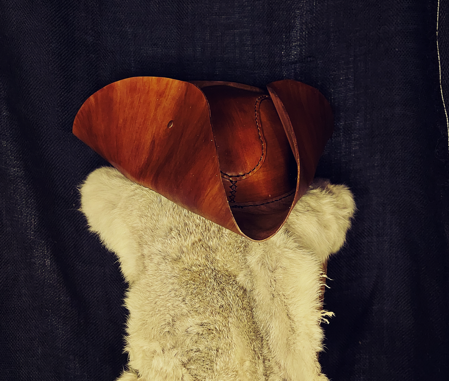 Leather Tricorn