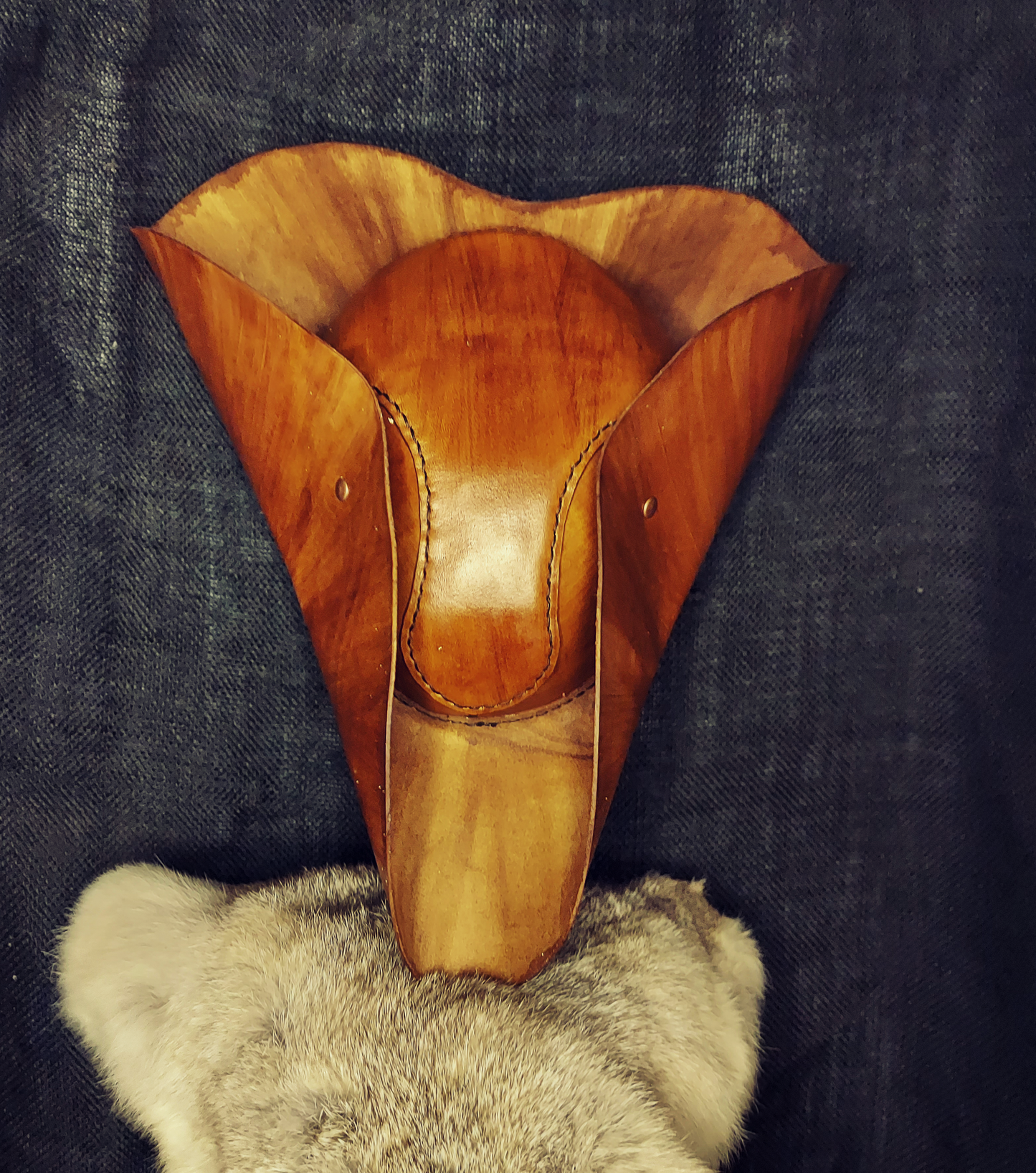 Leather Tricorn